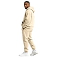 thumbnail image 6 of 2026 Men's Hoodie Sweatshirt Jogger Pants 2 Piece Set Winter Casual Fleece Hoodies and Sweatpants Outfits Jogging Suits Sets Beige 3XL, 6 of 6