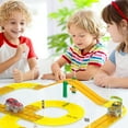 thumbnail image 6 of PicassoTiles Magnetic Race Track Expansion Set for Kids – 18PCS STEM Construction Building Blocks Add-On Toy with Racing Ramp, 6 of 9