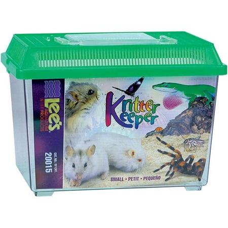 Lee's Kritter Keeper Rectangle with Lid for Small Animals, Small Size