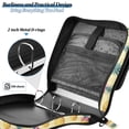 thumbnail image 4 of FORMRS Zipper Binder with Shoulder Strap 2-inch Ring 500 Sheet Capacity File Bag, Pineapple Love, 4 of 5