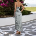 thumbnail image 4 of Women's Casual Dress Elegant French Strapless Party Dress With Front Design For Spring Summer Evening Outings, 4 of 6