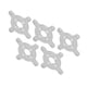 thumbnail image 3 of Adaptador de cubo, 5 piezas Adaptador de cubo Adaptador de rueda de robot de aluminio Adaptador espaciador de rueda Construcción robusta, 3 of 8