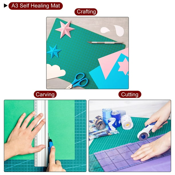 U.S. Art Supply 36 x 48 Self-Healing Cutting Mat 5-Ply - Double-Sided Pink/Blue Craft Mat, Non-Slip Cutting Mats for Crafts, Sewing, Quilting, Scrapbooking U.S. Art Supply 36 x 48 Self-Healing Cutting Mat 5-Ply - Double-Sided Pink/Blue Craft Mat, Non-Slip Cutting Mats for Crafts, Sewing, Quilting, Scrapbooking