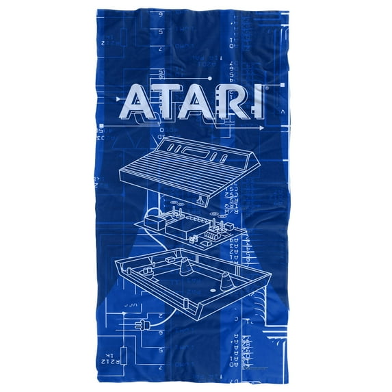 Atari Beach Towel, 30"x60", Inside Out Beach Towel
