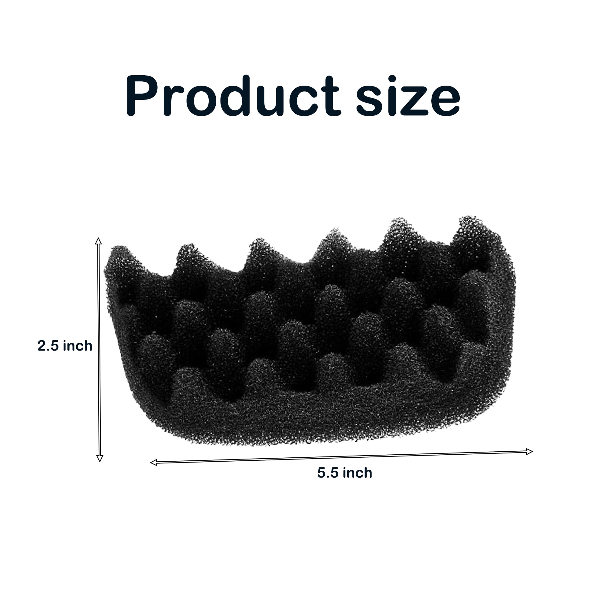 Genligt Aquarium Bio Sponge Foam Filter Compatible with Fluval 104, 105, 106, 107, 204, 205, 206, 12 Pack