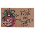 thumbnail image 1 of Coir Door Mat Deck The Halls, 1 of 3
