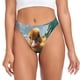 thumbnail image 1 of Fotbe Underwater Swimming Duck Tanga Sin Costuras para Mujer con Estampado – Panties Invisibles, Transpirables y Cómodos para Uso Diario-4X-Large, 1 of 6