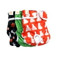 thumbnail image 1 of Couches pour Chiens Lavables et Réutilisables par PETTING IS CARING - Matériaux pour Couches pour Chiens Femelles et Mâles, Solution Durable Lavable à la Machine pour l'Incontinence des Animaux et les Longs Trajets - Lot de 3, 1 of 3
