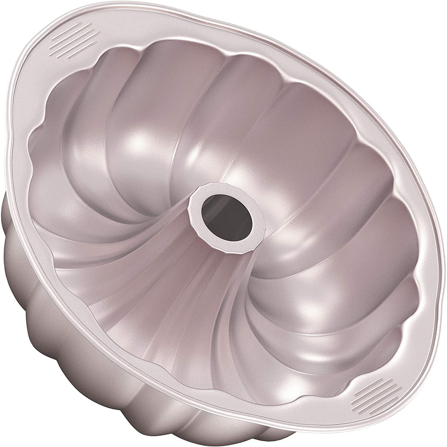 Bundt Cake Pan, 9.4Inch Premium NonStick Fluted Tube Cake Pan, Fluted