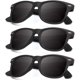 thumbnail image 1 of Gafas de sol polarizadas NQ mate lentes de espejo color bloqueo UV paquete de 3, 1 of 4