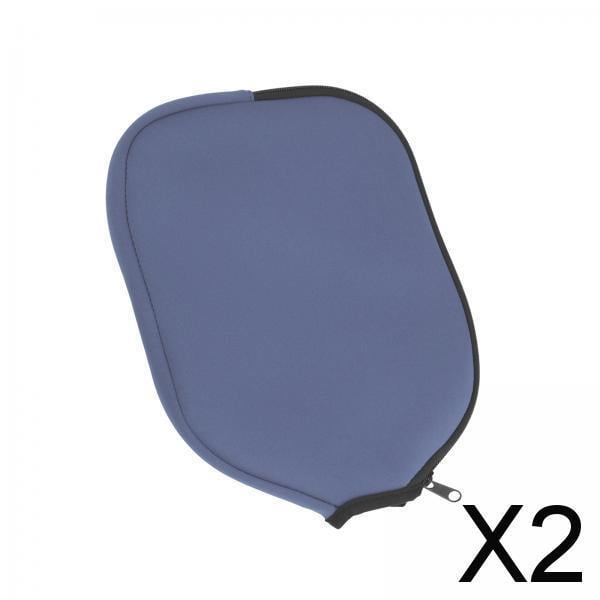 2x Funda de Neopreno para Paleta, Funda para Raqueta, Funda Protectora Impermeable, Soporte de Regalo, Funda Protectora para Cabeza de Pickleball Dura 2 piezas