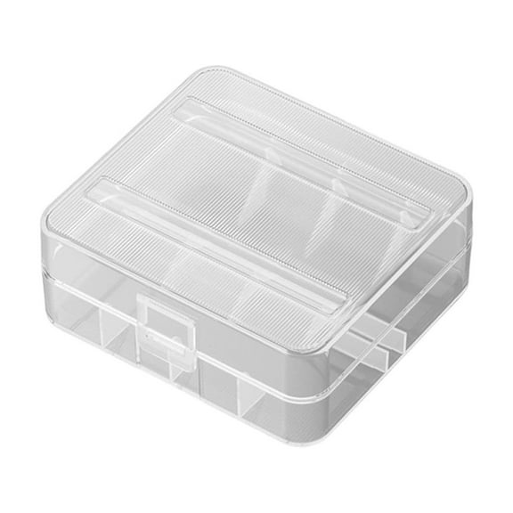 T-HOTLYST Small Battery Container for 2pcs/4pcs 26650 Batteries Keep Your Batteries Safe and Easily Accessible Wear-Resistant Box