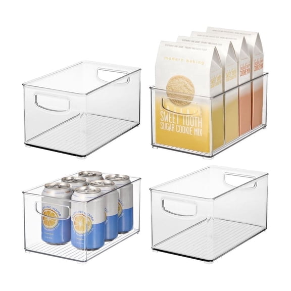 iDesign RPET Kitchen Binz 10 x 6 x 5, Set of 4