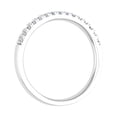 thumbnail image 2 of 1/5 Carat Prong Set Diamond Wedding Band Ring in 14K White Gold (Ring Size 5.25) (I1-I2 Clarity), 2 of 4