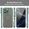 thumbnail image 2 of Dteck Magnetic Case for iPhone 13 Pro Max,Shockproof TPU+PC Matte Translucent Back Slim Protective Case Compatible with MagSafe Cover for iPhone 13 Pro Max,Green, 2 of 9