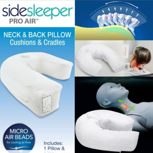 Ushape Side Sleeper Neck & Back Pillow Holds Your Neck / Spine During