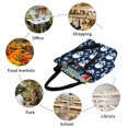 thumbnail image 6 of Salouo white arrow Skull for Shoppers Tote for Women Foldable Handbags with Big Capacity Casual One-Shoulder Shopping Bag Hobo Bags Fit for Office/Shopping/Park, 6 of 6