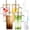 4-Pack Car cup, variant on 24oz Glass Cups with  and Straws,Glass Tumbler with Handle,2 set- Glass Ice Coffee Cups with Lid and Straw for Smoothies,,Juice,Boba Cup for Cold & Hot Drinks,Travel Cup