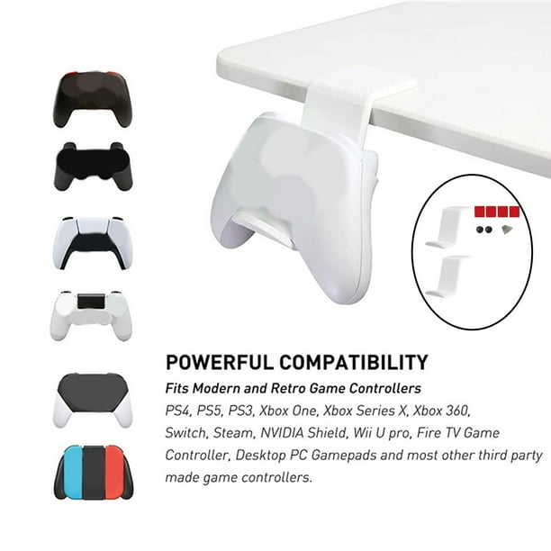 Soporte de controlador acrílico CUTICAT de 2 piezas para auriculares PS5