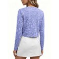 thumbnail image 2 of Anygrew Women's Lightweight Cardigan Casual Shrugs Open Front Cropped Long Sleeve Cardigan Bolero for Dress, 2 of 7