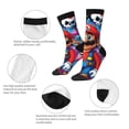 thumbnail image 6 of Lsque Mario Printed Men's Crew Socks, Soft Durable Breathable Moisture-Wicking with Odor Control Cotton socks, 6 of 7