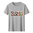 thumbnail image 4 of Women's 2026 USA Canada Mexico Soccer Graphic Tee Short Sleeve Crew Neck T-Shirt Sportswear Casual Fan Top For Match Day Celebrations, 4 of 5