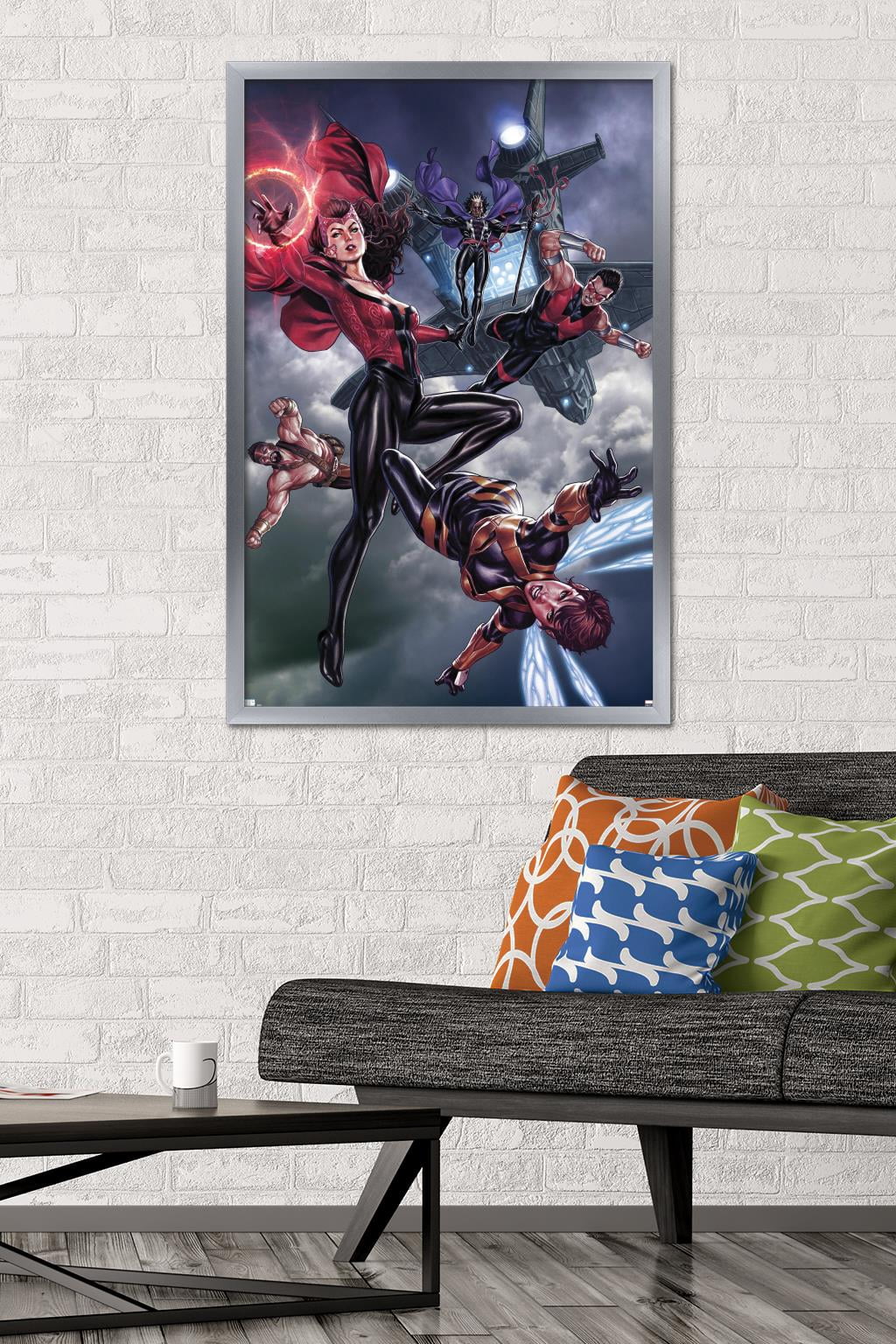 Marvel Comics - Scarlet Witch - Avengers #680 Wall Poster, 22.375" x 34", Framed