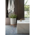 thumbnail image 5 of Veradek Demi Series Raised 16" Plastic-Stone Planter - (Gray/Brown, 2 Pack), 5 of 11