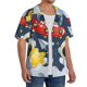 thumbnail image 2 of Fotbe Astronaut And Space Camisa Estampada de Manga Corta para Hombre, Casual de Verano, Estilo Playero, Sin Arrugas-Small, 2 of 5