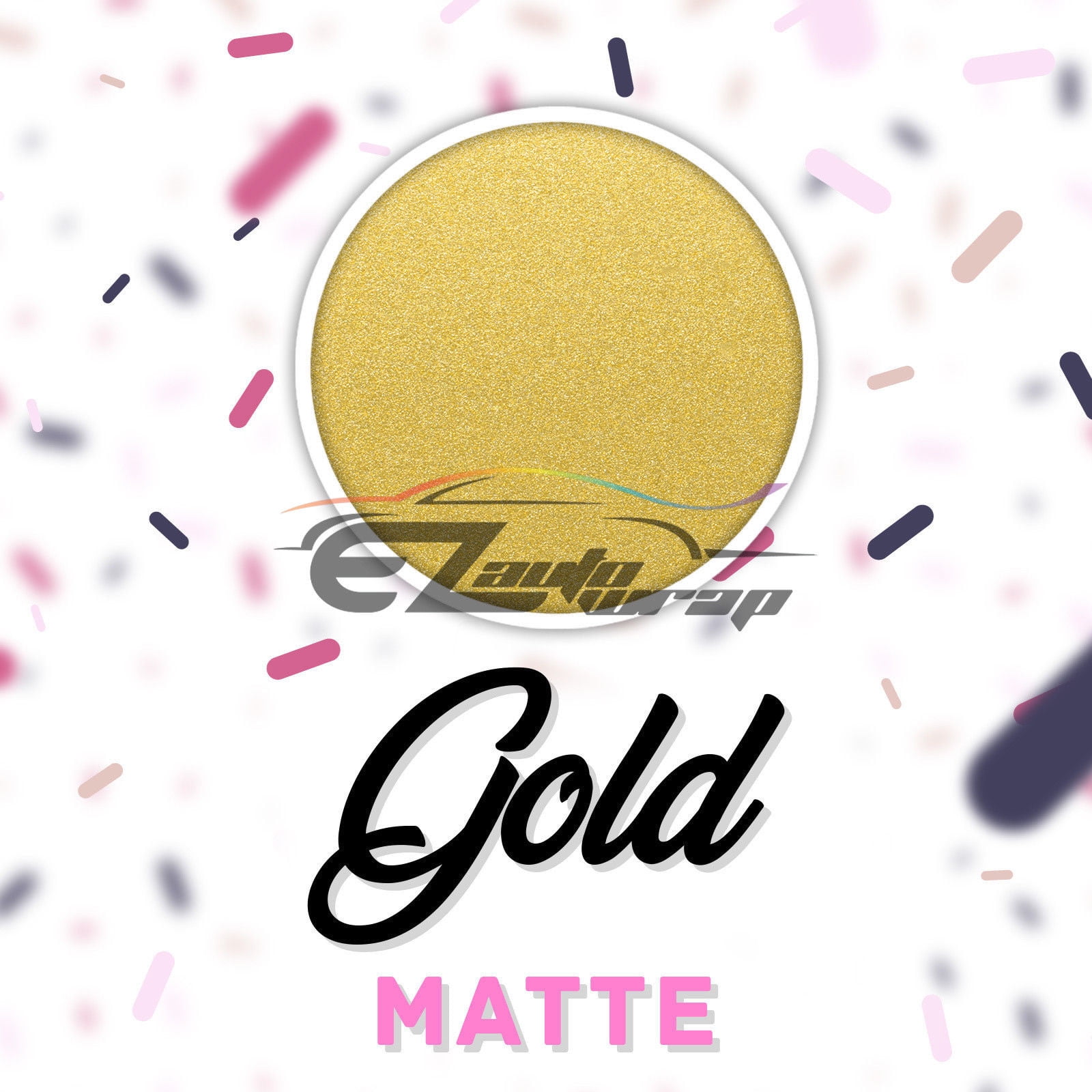 ESSMO GOLD Matte Solid Heat Transfer Vinyl HTV Sheet T-Shirt 20" Wide Iron On Heat Press DP03 20"x120"