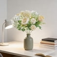 thumbnail image 1 of Artificial Rose Decor Bouquet Ideal Esthetic Floral Arrangements Decor For Mom's Day Wedding Living Room Holiday Or Everyday Decorations, 1 of 6