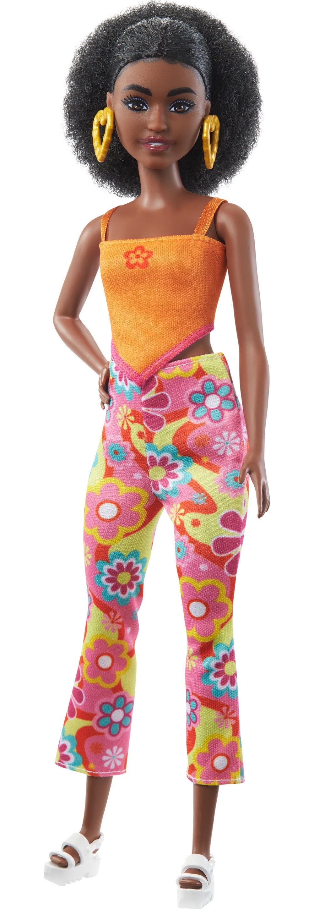 Barbie Doll, Curly Black Hair and Petite Body, Barbie Fashionistas