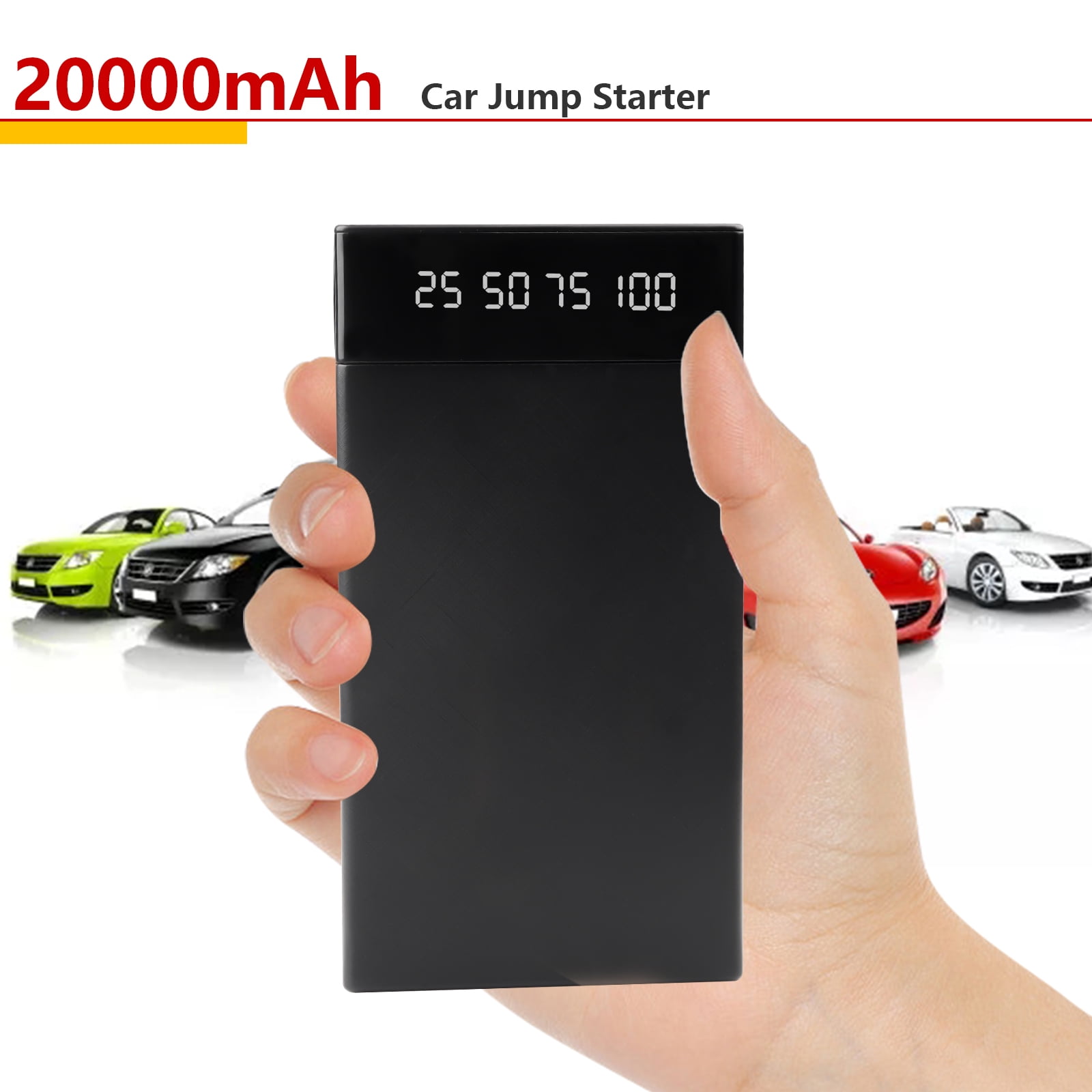Supsupsiu 20000mAh Car Jump Starter Booster Jumper Box Portable Power Bank Battery Charger