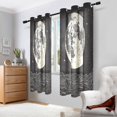 thumbnail image 2 of Yayeee Window Curtains Set of 2 for Living Room Light Filtering 63"x42", Beige Moon, 2 of 7