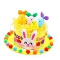 thumbnail image 1 of Kit de materiales para hacer gorros de Pascua para niños: manualidades de Pascua para proyectos de arte infantil Amarillo, 1 of 9