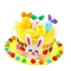 thumbnail image 1 of Juego de gorro de Pascua para niños, manualidades de tela hechas a mano, suministros para jardín de infantes Amarillo, 1 of 9
