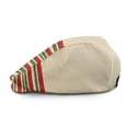 thumbnail image 2 of FUIALDOLG Wrinkle-Resistant Newsboy Hat for Walking Driving, Christmas Snowman Pattern Polyester Light Flat Cap Vintage, 2 of 4