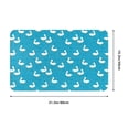 thumbnail image 2 of Bathroom Rugs Non Slip Washable - Classic Cute Duck Blue Kitchen Mats for Floor, Area Rugs for Entryway Rugs Indoor, Laundry Bathroom Room Door Rug with Rubber Backing 20x31.5in, 2 of 8