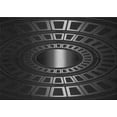 thumbnail image 1 of Ahgly Company Machine Washable Indoor Rectangle Transitional Ash Gray Area Rugs, 5' x 7', 1 of 7