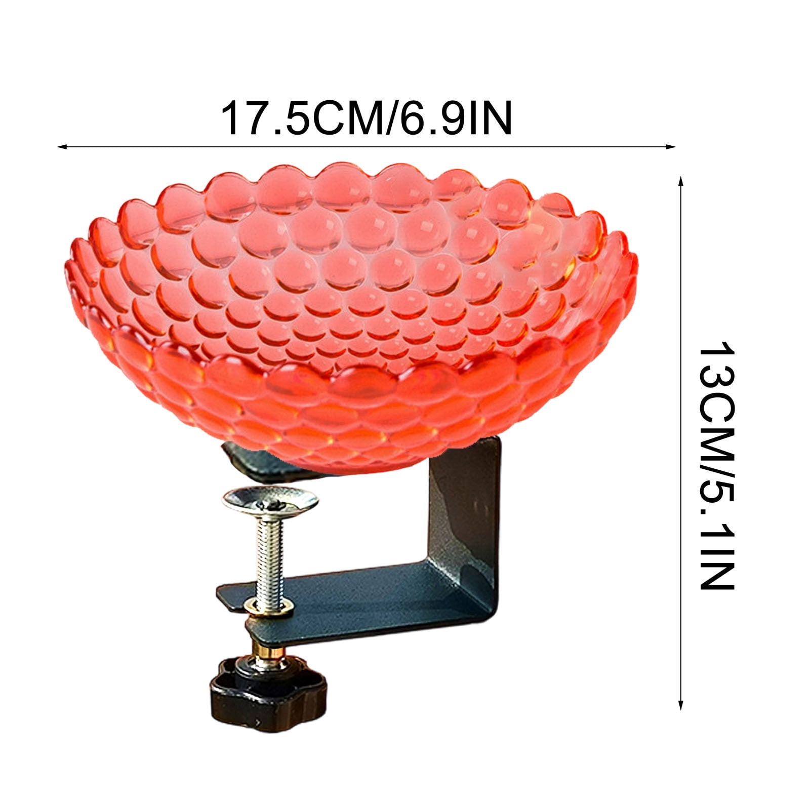Outdoor Garden Decorations: Bird Bath and Feeder with Adjustable Height for Small Birds
