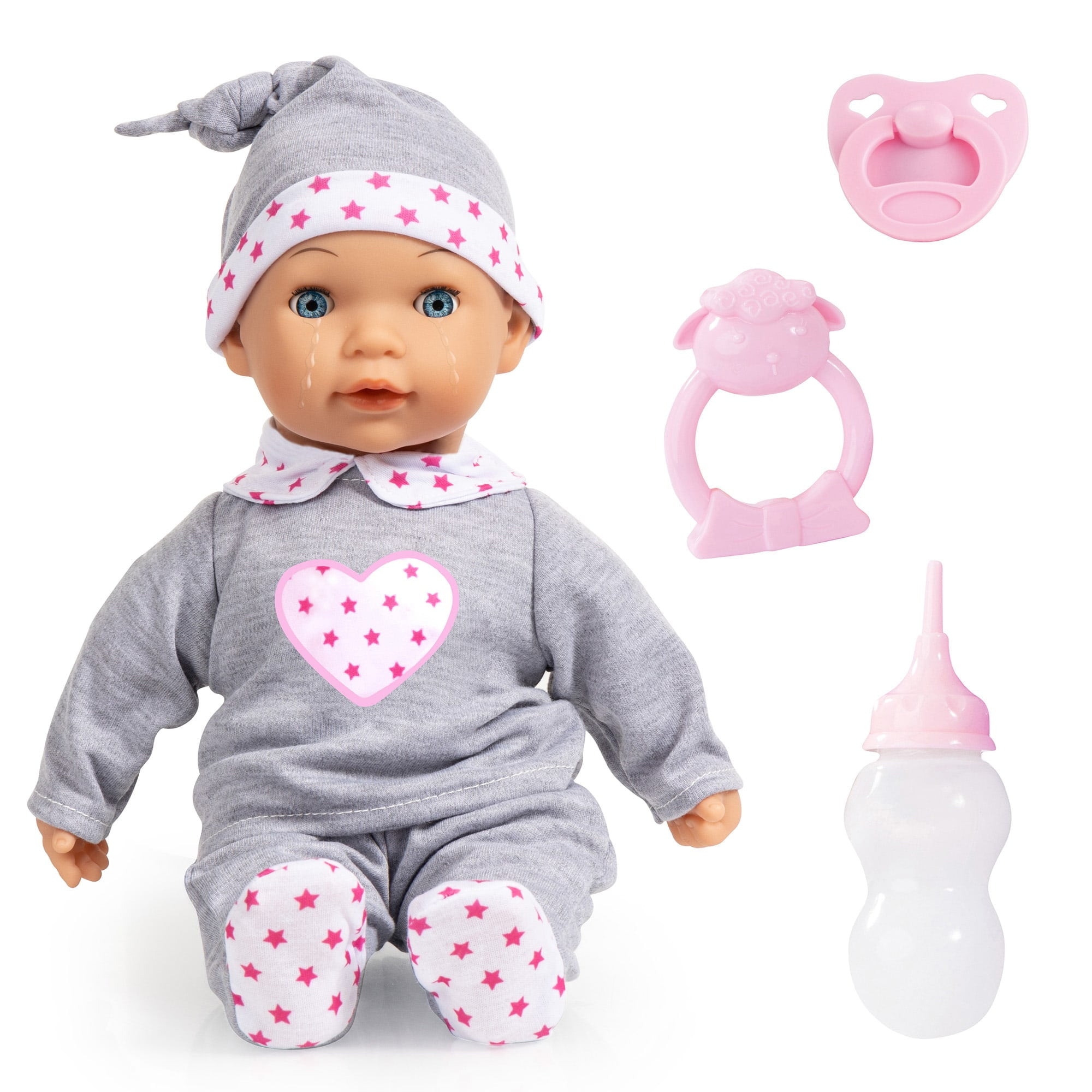 Bouncy 15 Interactive Baby Doll in Pink Blue with 18 Functions Walmart