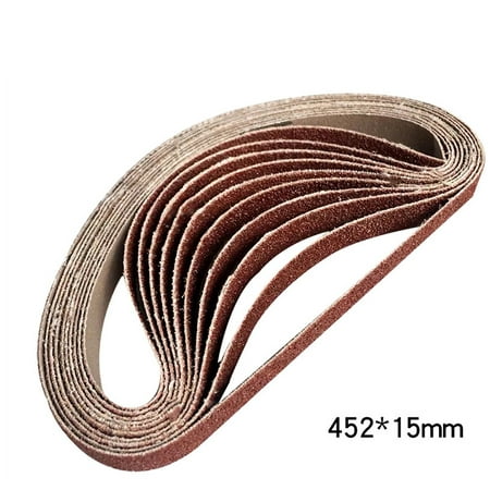 10pcs Grinding and Polishing Replacement Sanding Belt Grit Paper for Angle Grinder