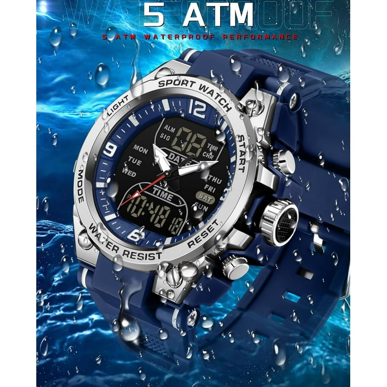 XIANGYANG Men's Watch Sport Waterproof Military Watches Outdoor