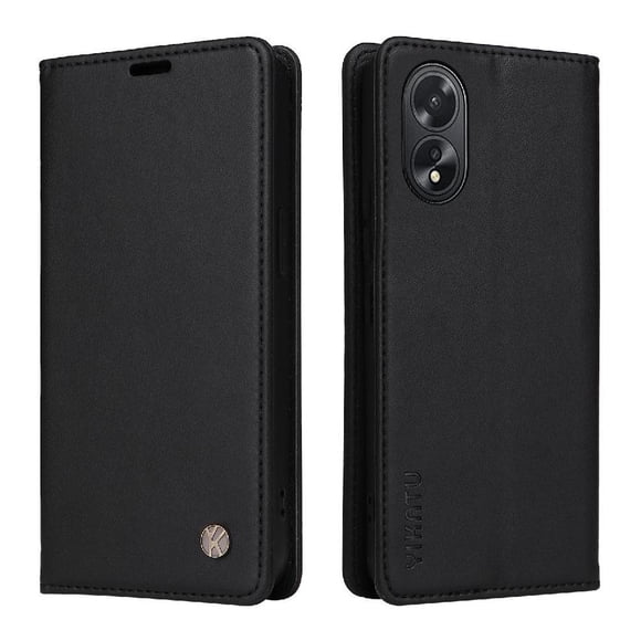 Funda para OPPO A38 4G/A18 4G Estuche de Cuero PU Tipo Cartera con Ranuras para Tarjetas y Cierre Magnético