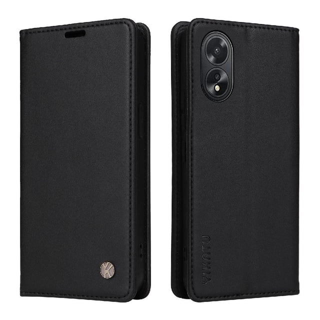Funda para OPPO A38 4G/A18 4G Estuche de Cuero PU Tipo Cartera con Ranuras para Tarjetas y Cierre Magnético
