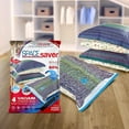 thumbnail image 2 of Spacesaver Premium Vacuum Storage Bags - 80% More Storage! Hand-Pump for Travel! Double-Zip Seal and Triple Seal Turbo-Valve for Max Space Saving! (Medium, 4 Pack), 2 of 7