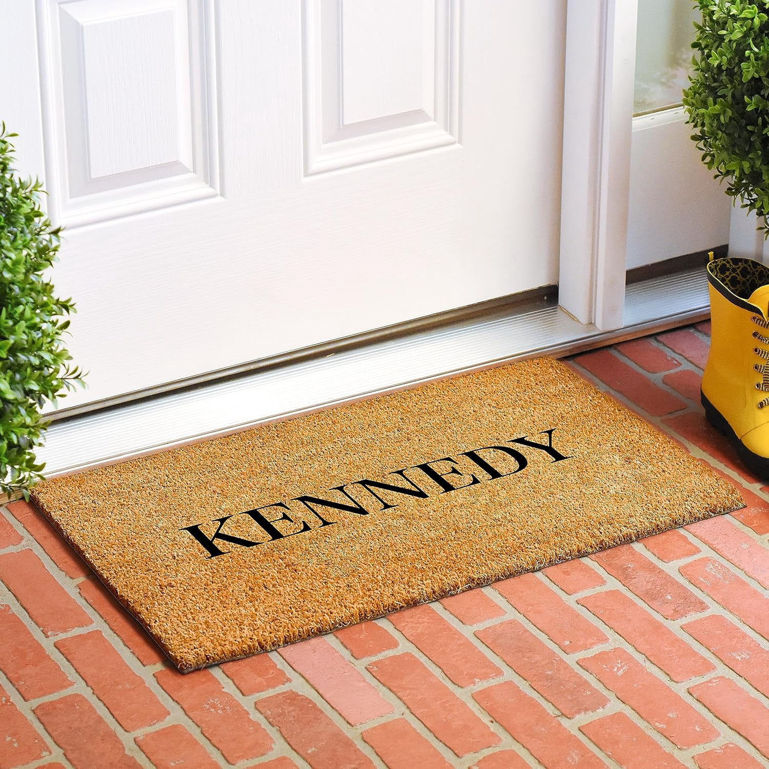 Calloway Mills 111372436 Bold Kennedy Personalized Doormats 24" x 36"