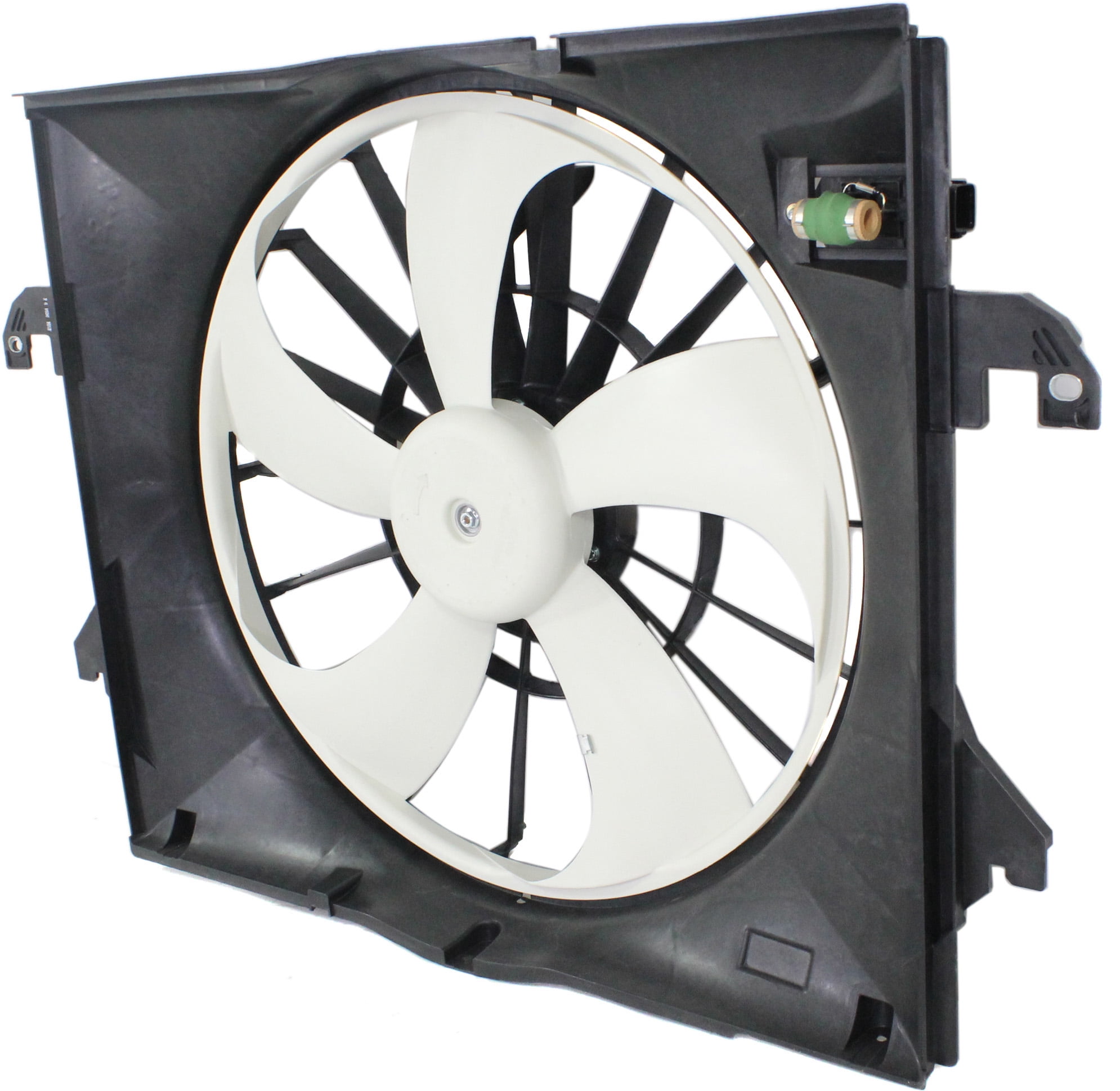 Replacement REPD160914 Cooling Fan Assembly Compatible with 2011-2012 Ram 1500 2009-2010 Dodge Radiator