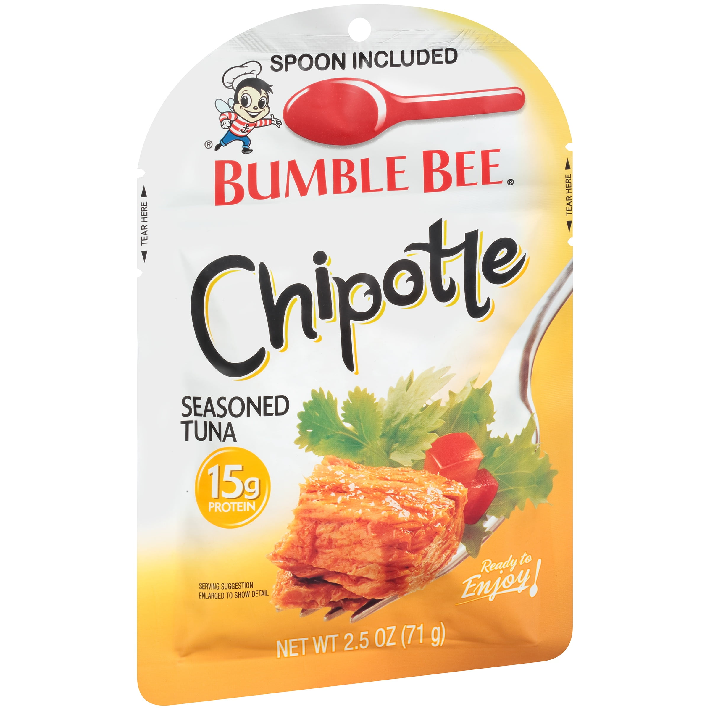 Bumble Bee Chipotle Seasoned Tuna Pouch 2.5 oz. Pouch by Bumble Bee Seafoods