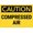 Warning Sign 2, variant on Caution Compressed Air Sign 12 x 8 Inches - Rust-Free Aluminum, UV Ink Printing, Suitable for Indoor Outdoor Workshop, Factory, Pneumatic Tool Area